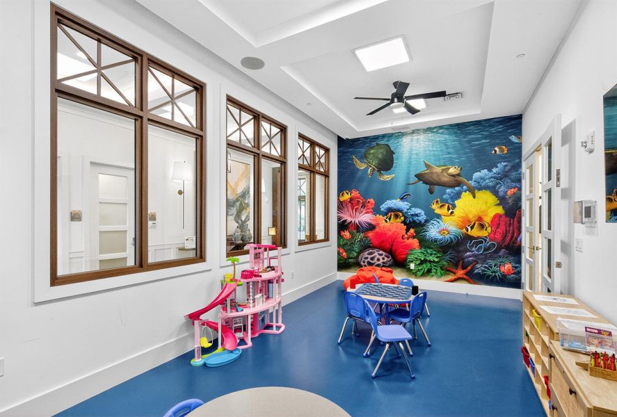 Furnished interior view inside a new home in , Palm Beach Gardens (Image 36).