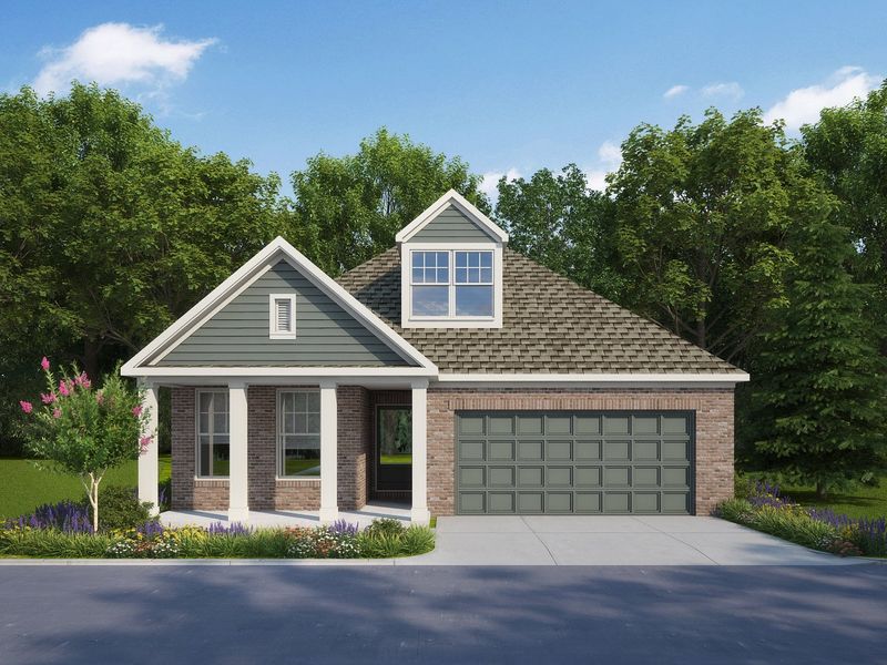 Representative exterior photo of a completed home built from the Kincaid by Grant & Co in Amherst, Cordova, TN (Image 2).