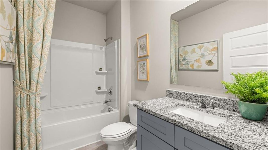 Furnished interior view inside a new home in Jackson Landing, Jefferson (Image 28).