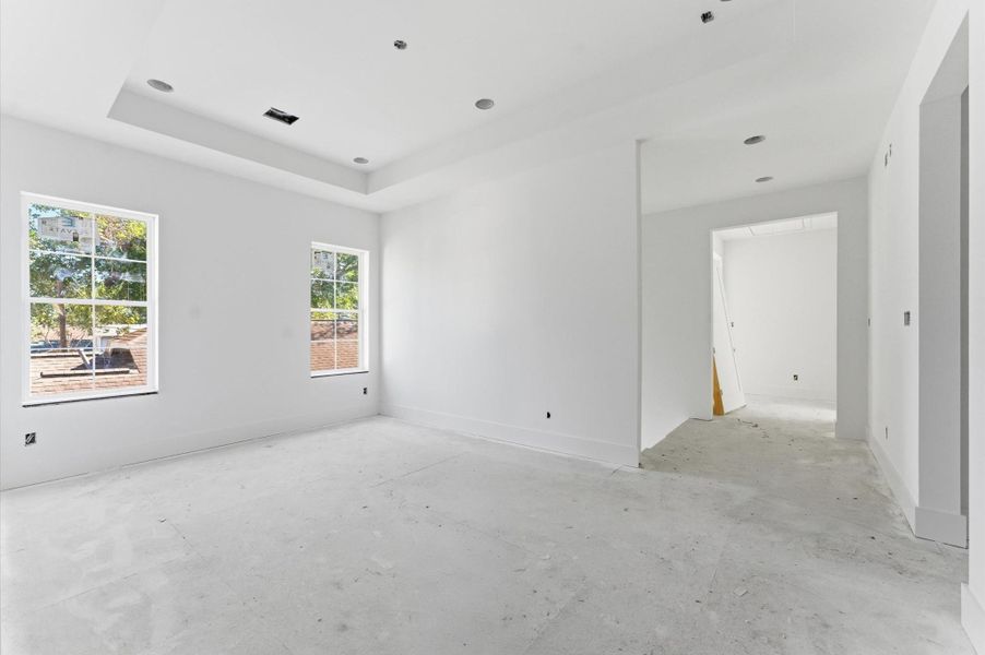 Game room or flex-space. Game room or flex-space.