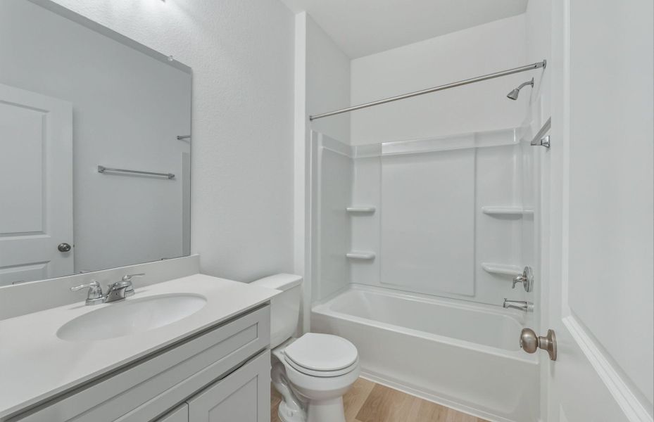 Furnished interior view inside a new home in Sunfield, Buda (Image 12).