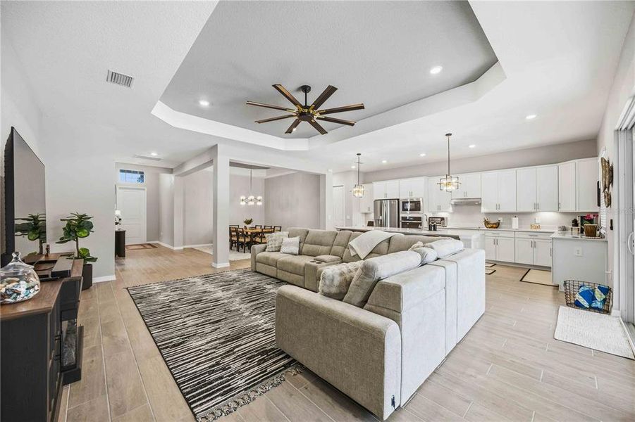 Furnished interior view inside a new home in Wellen Park Golf & Country Club, Venice (Image 13).