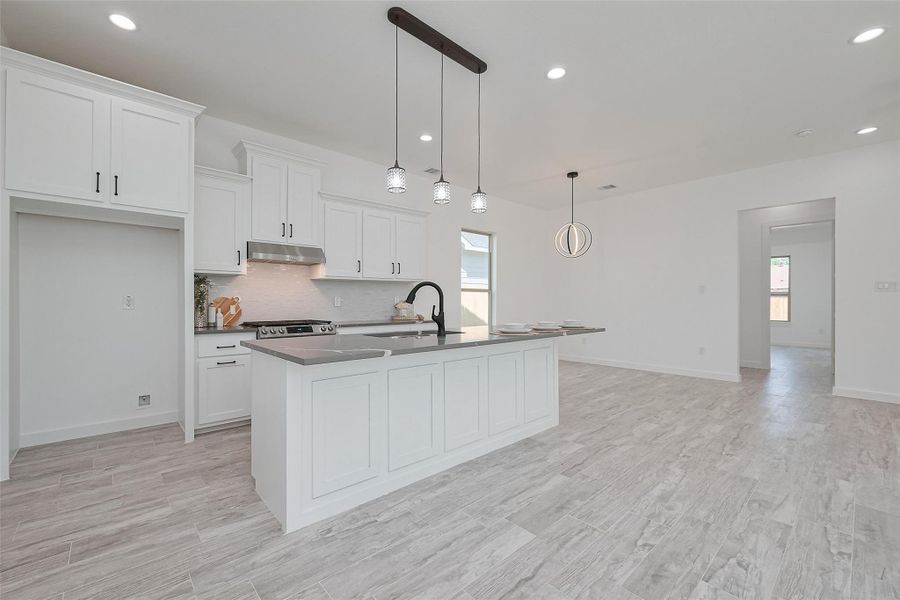 Furnished interior view inside a new home in , Houston (Image 6). Furnished interior view inside a new home in , Houston (Image 6).