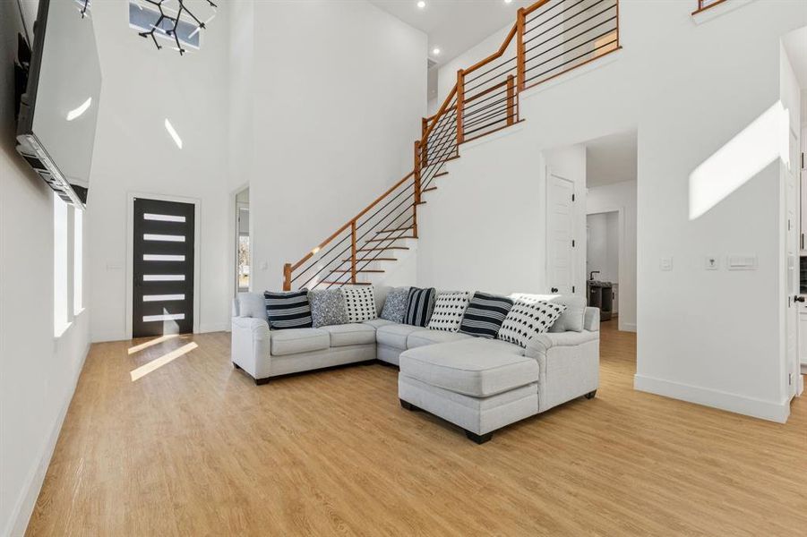 Furnished interior view inside a new home in , Dallas (Image 11).