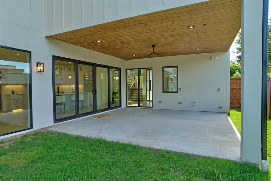 Exterior details and patio area of a home in , Dallas (Image 26). Exterior details and patio area of a home in , Dallas (Image 26).