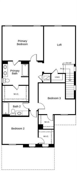 2D floor plan layout of this home in Hickory Ranch, Auburndale, FL (Image 4).