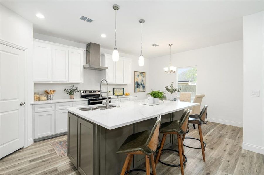 Furnished interior view inside a new home in , Gun Barrel City (Image 8).