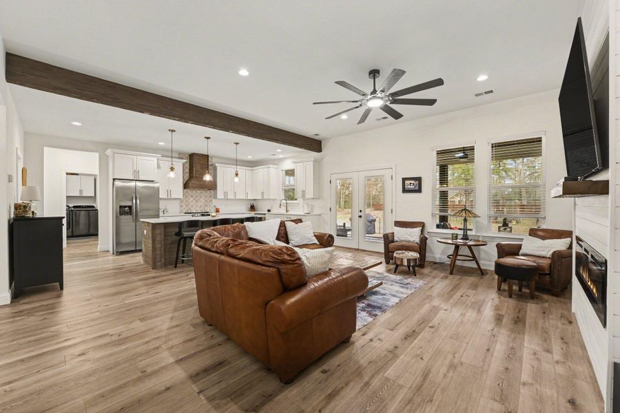 Furnished interior view inside a new home in , Johns Island (Image 6).