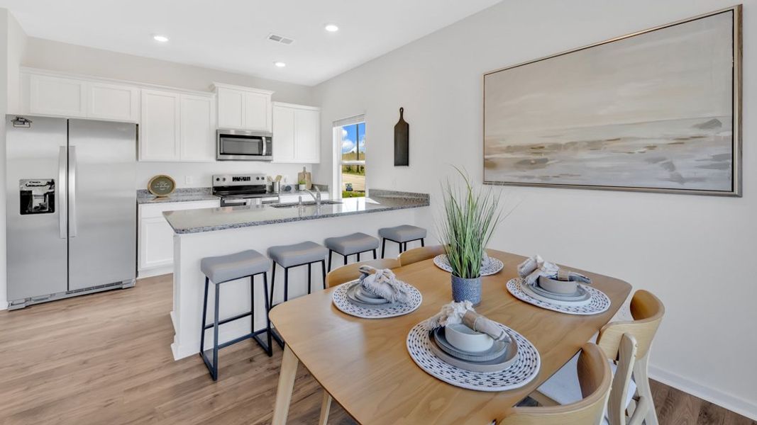 Furnished interior view inside a new home in The Arbor Townhomes, Kingsport (Image 4).