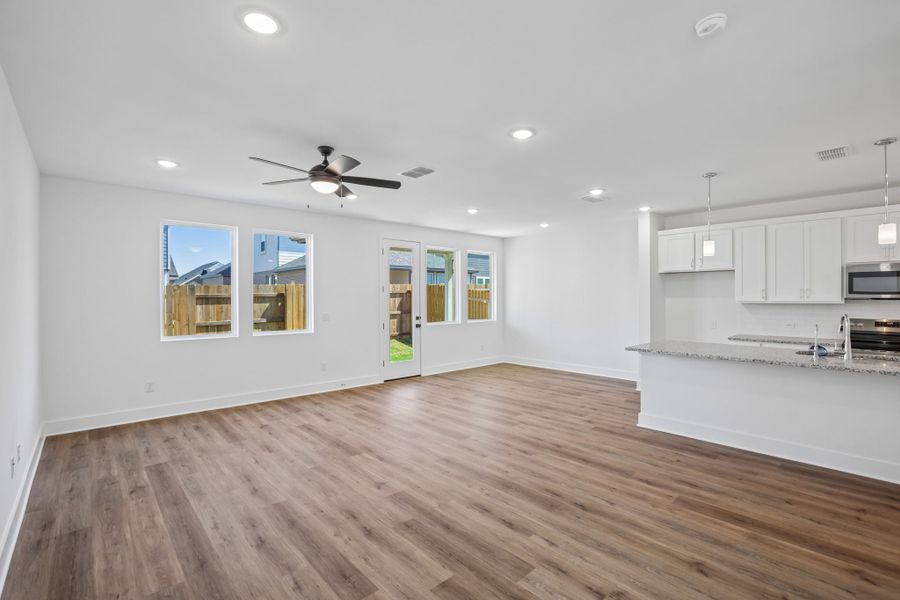 Spacious, unfurnished interior of a new home in Freedom at Anthem, Kyle (Image 8). Spacious, unfurnished interior of a new home in Freedom at Anthem, Kyle (Image 8).