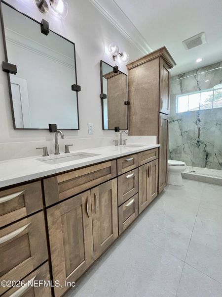 Furnished interior view inside a new home in , Jacksonville (Image 10).