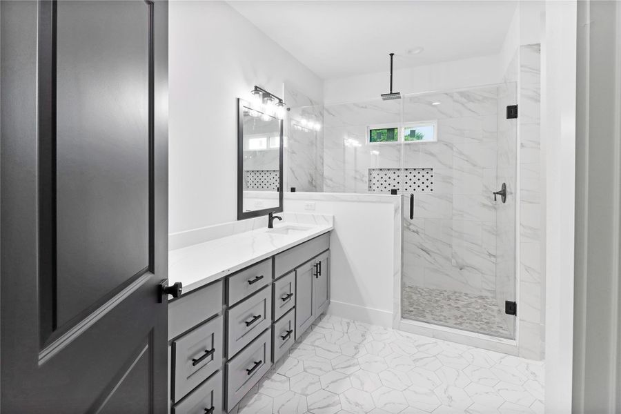 Furnished interior view inside a new home in , Houston (Image 8).