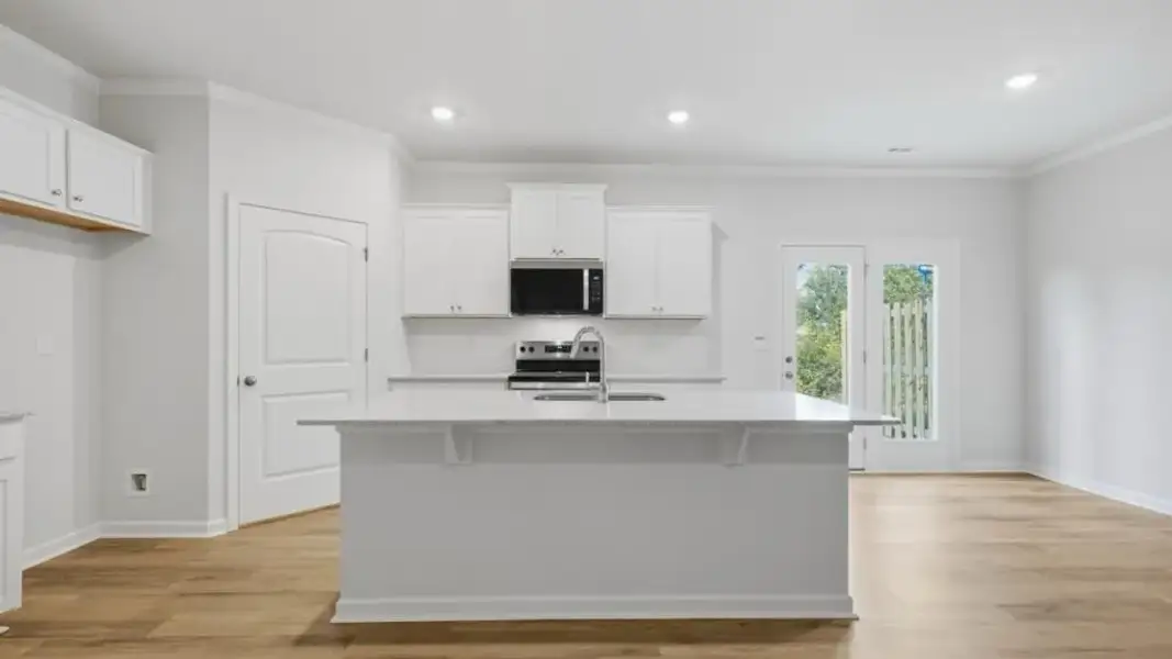 Furnished interior view inside a new home in Hughes Court, Dawsonville (Image 3).