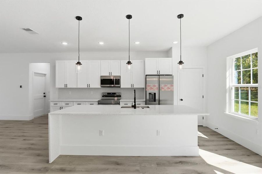 Furnished interior view inside a new home in , Citrus Springs (Image 12).