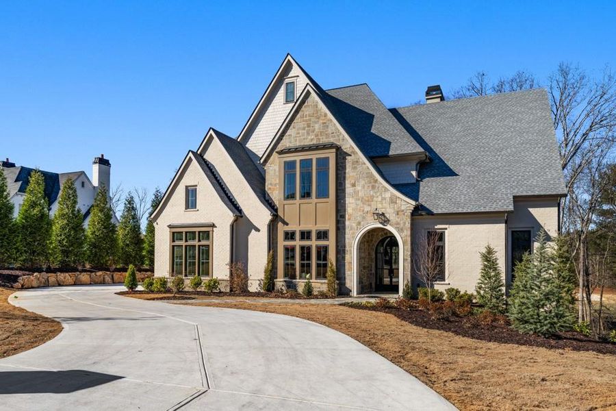Front exterior of a new home in , Milton, GA, highlighting curb appeal (Image 30).