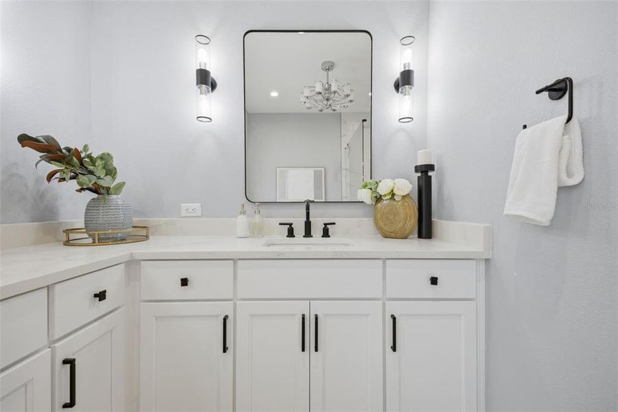 Furnished interior view inside a new home in , Tarpon Springs (Image 17).