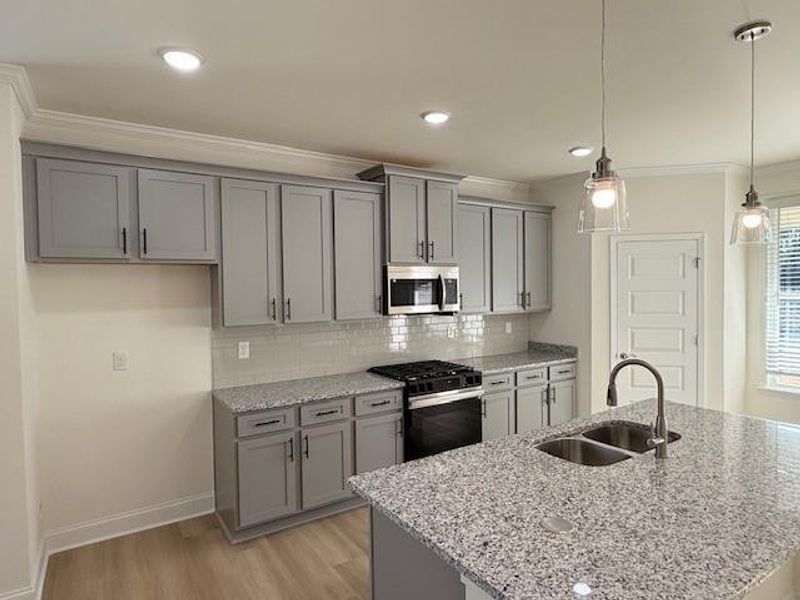 Furnished interior view inside a new home in Cooper's Walk, Loganville (Image 9). Furnished interior view inside a new home in Cooper's Walk, Loganville (Image 9).