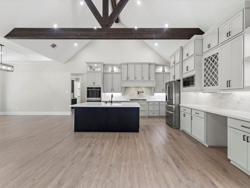 Another view of the kitchen. Another view of the kitchen.