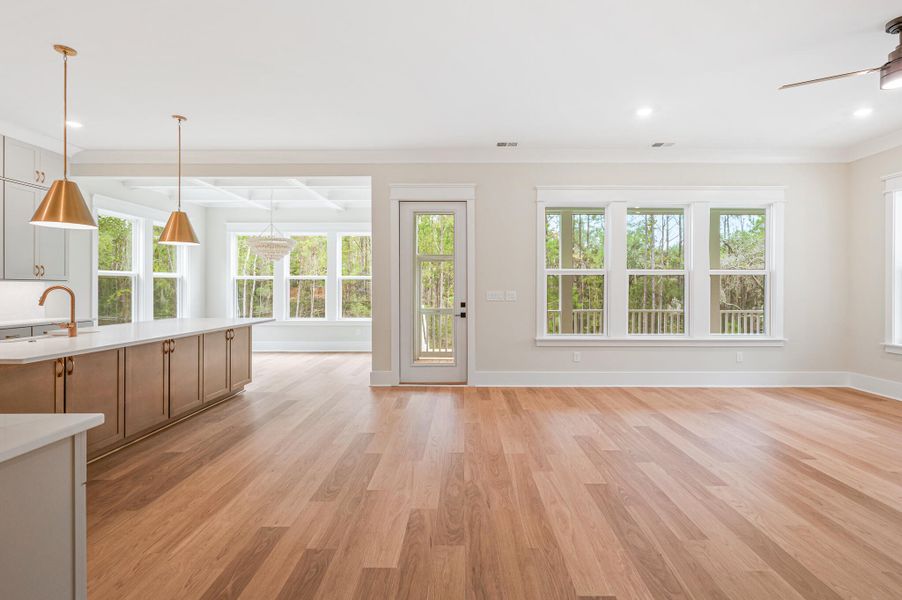 Spacious, unfurnished interior of a new home in Ferryboat Landing, Charleston (Image 19). Spacious, unfurnished interior of a new home in Ferryboat Landing, Charleston (Image 19).
