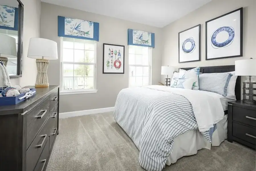 Representative furnished interior of a home built from the Panama by Ryan Homes in Seminole Palms, Palm Coast (Image 13).