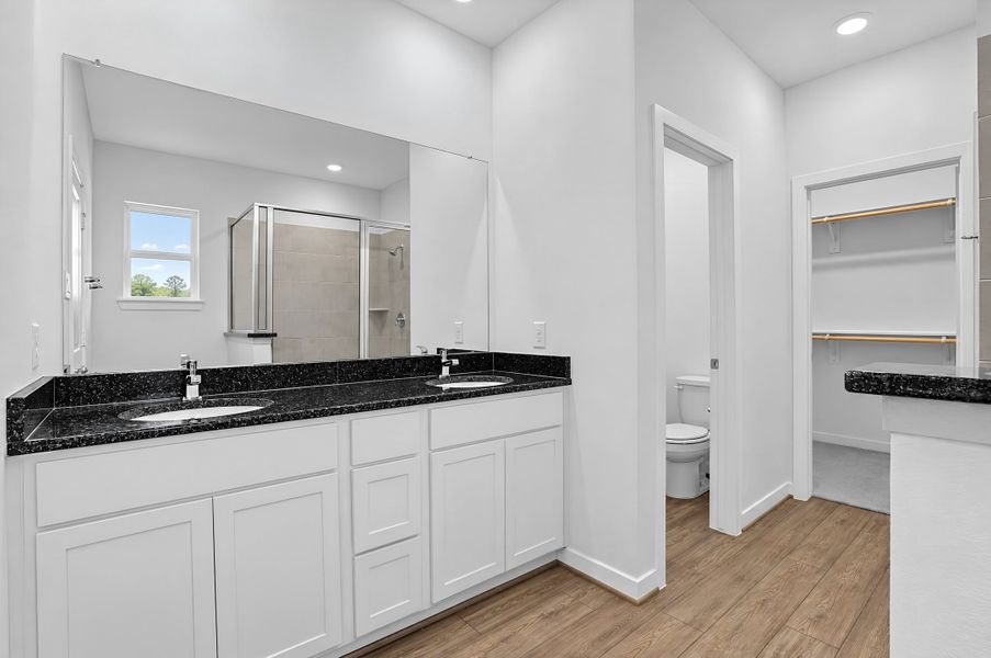 Furnished interior view inside a new home in Raburn Reserve 50s, Tomball (Image 4).