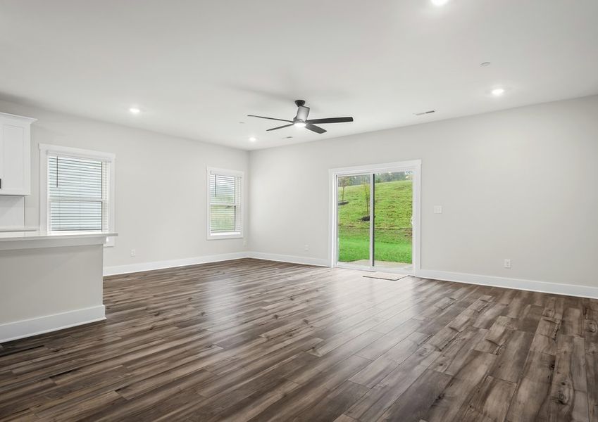 Representative unfurnished interior of a home built from the Sullivan by LGI Homes in Crystal Creek, Spring Hill (Image 6).
