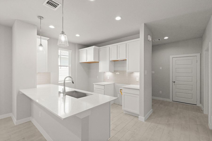 Furnished interior view inside a new home in Cypresswood Landing, Humble (Image 7). Furnished interior view inside a new home in Cypresswood Landing, Humble (Image 7).