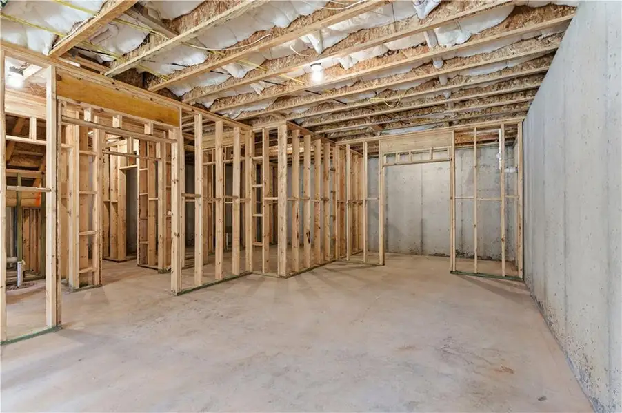 In-progress construction of a new home in The Estates at Hurricane Pointe, Douglasville, GA (Image 46).