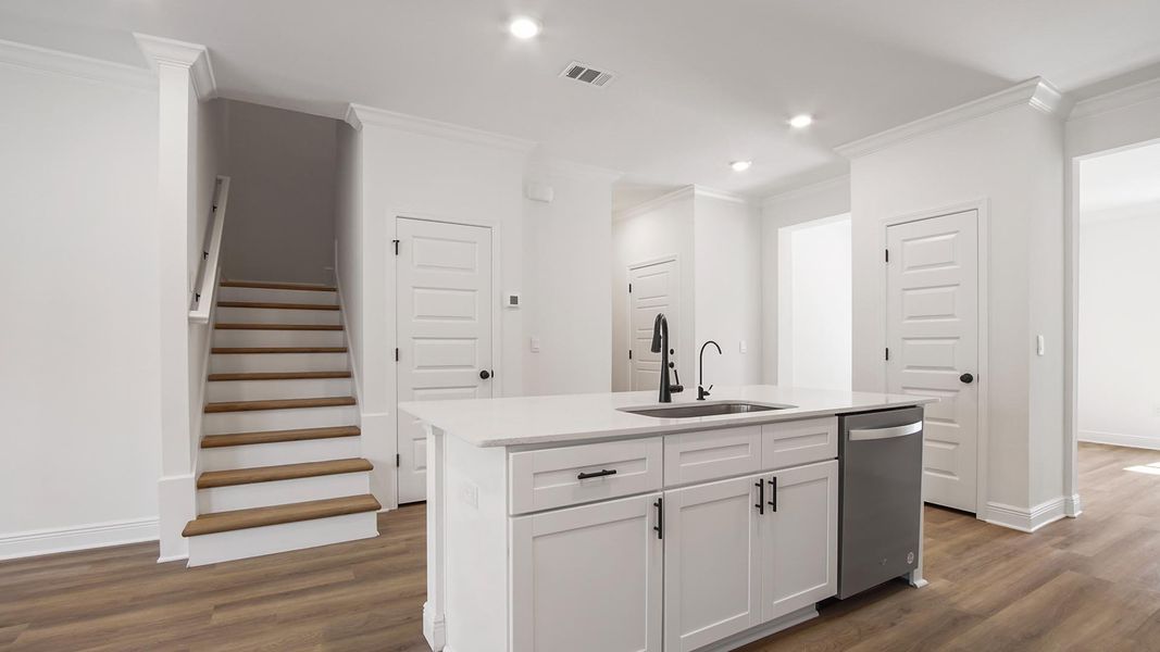 Furnished interior view inside a new home in Sanctuary Beach, Panama City Beach (Image 7).