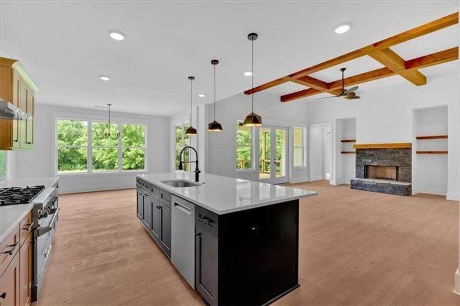 Furnished interior view inside a new home in , Rydal (Image 5).