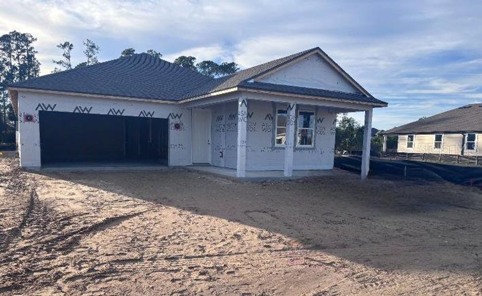 In-progress construction of a new home in Ardisia Park Traditional, New Smyrna Beach, FL (Image 16). In-progress construction of a new home in Ardisia Park Traditional, New Smyrna Beach, FL (Image 16).