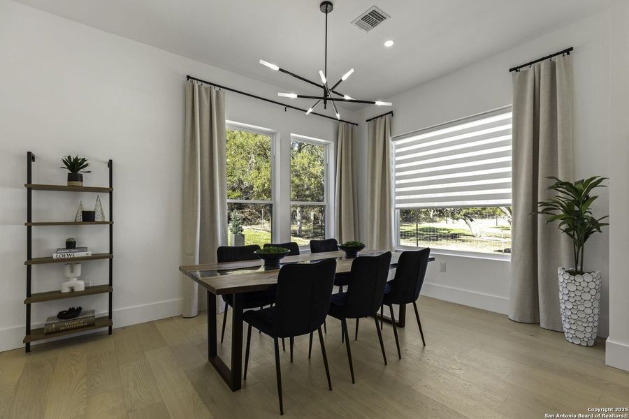 Furnished interior view inside a new home in , Boerne (Image 9).