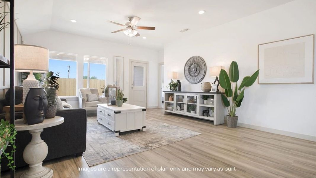 Furnished interior view inside a new home in Terra Vista, Lubbock (Image 9). Furnished interior view inside a new home in Terra Vista, Lubbock (Image 9).