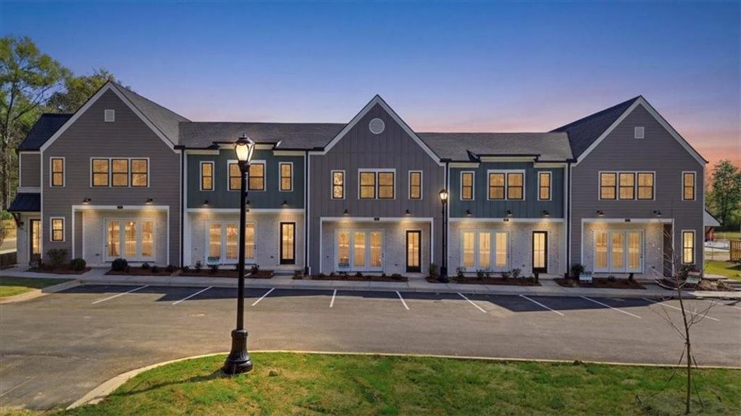 Front exterior of a new home in , Braselton, GA, highlighting curb appeal (Image 1). Front exterior of a new home in , Braselton, GA, highlighting curb appeal (Image 1).