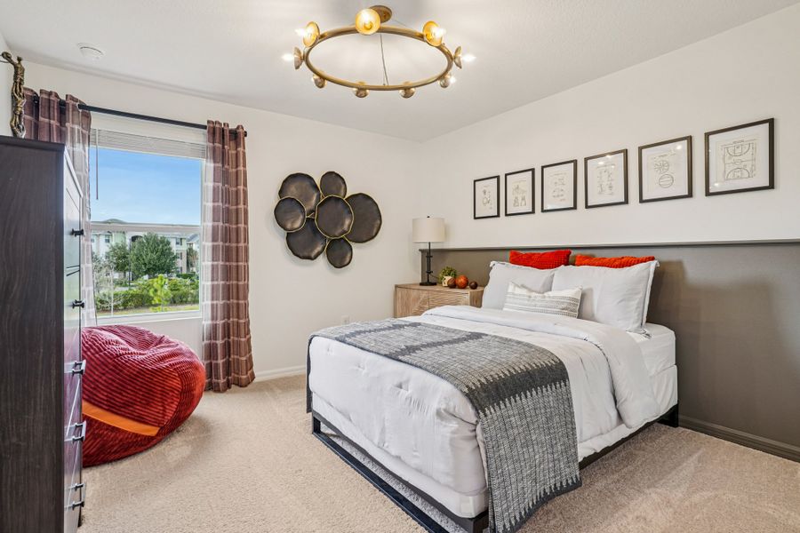 Representative furnished interior of a home built from the Powell by Risewell Homes in Thompson Village Townhomes, Apopka (Image 19).