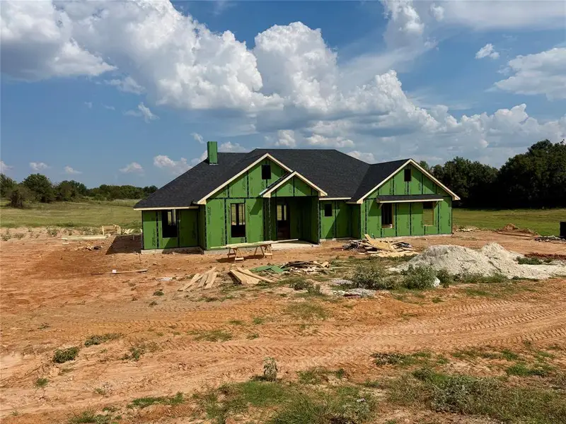 In-progress construction of a new home in , Poolville, TX (Image 4).