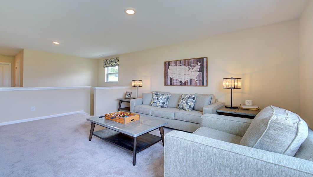 Furnished interior view inside a new home in Valleywood Farms, Waynesville (Image 39).