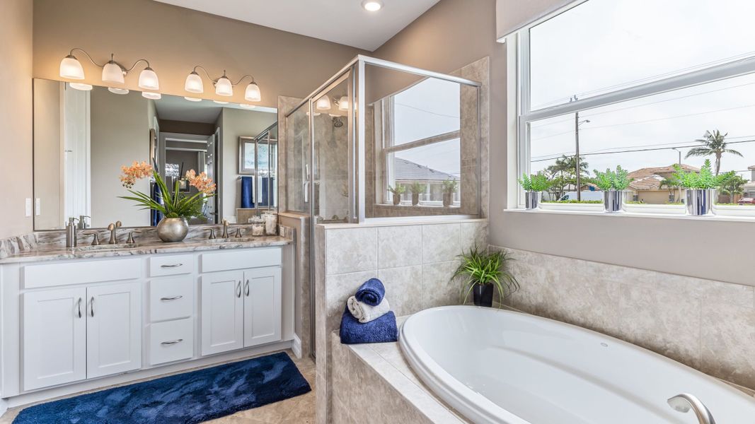 Furnished interior view inside a new home in Cape Coral Spot - Tradition, Cape Coral (Image 16).