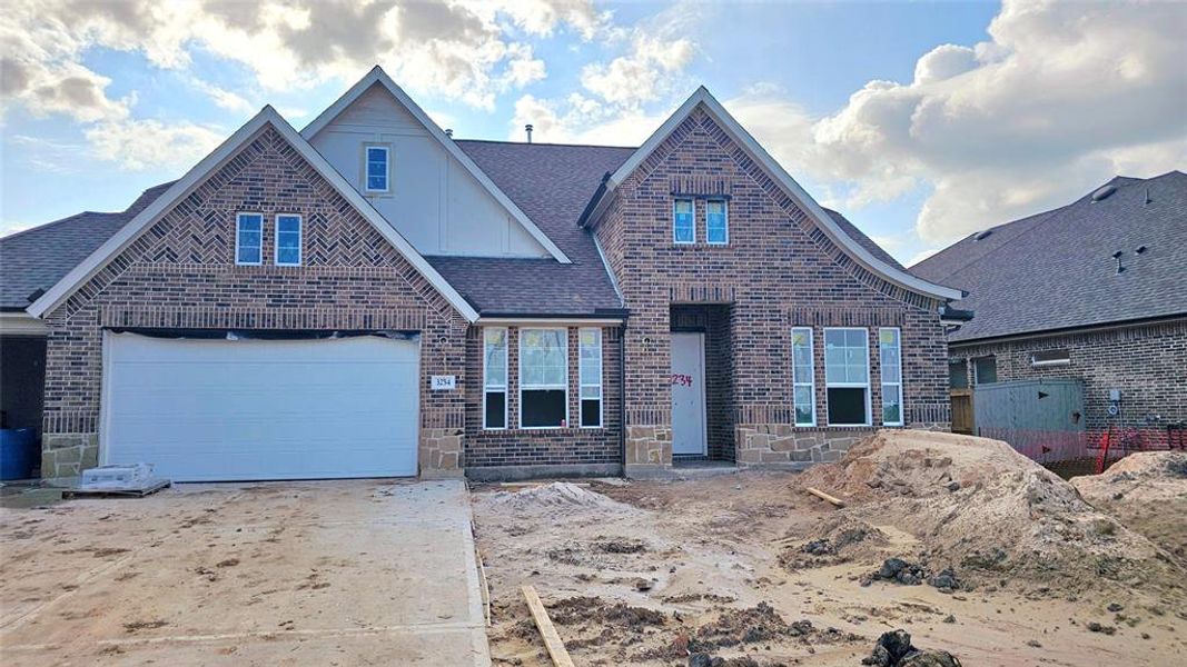 Two-story home with 4 bedrooms, 3.5 baths and 3 car garage