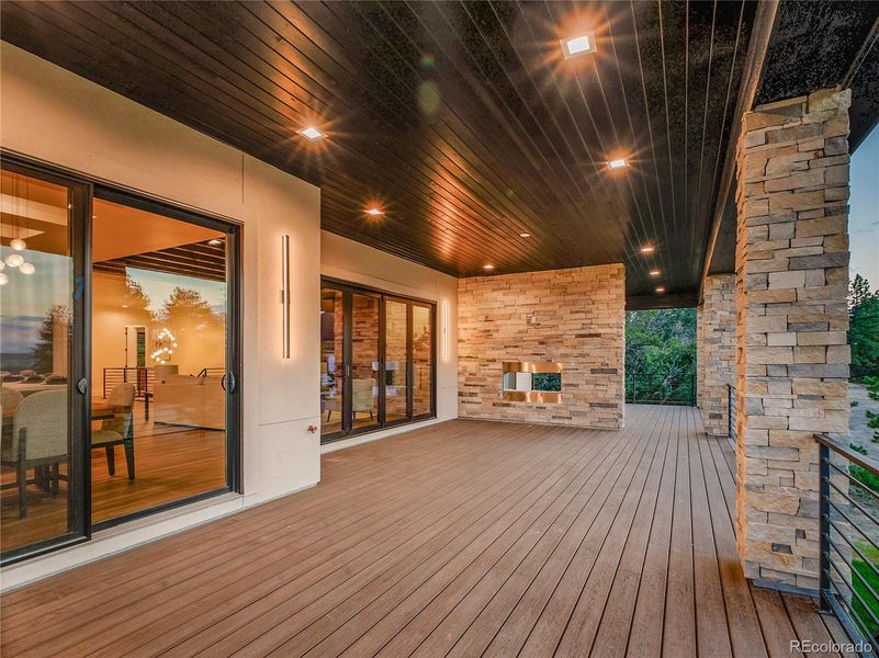 Exterior details and patio area of a home in , Franktown (Image 4).