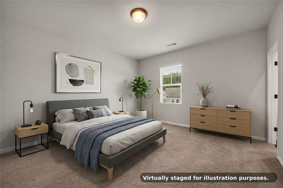 Furnished interior view inside a new home in , Lawrenceville (Image 7).