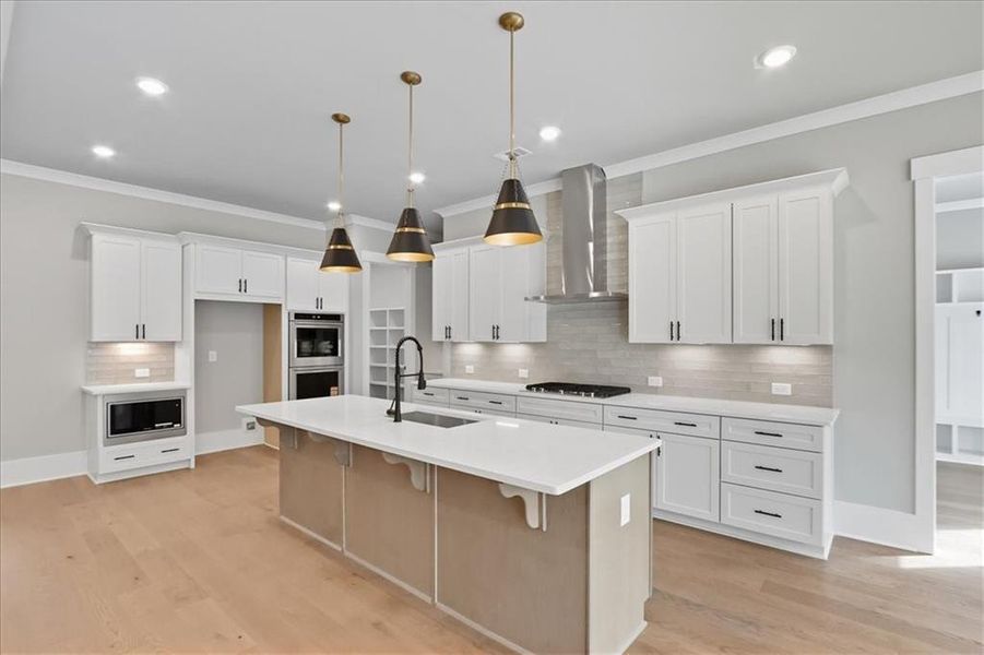 Furnished interior view inside a new home in Old Town Estates, Dacula (Image 5).
