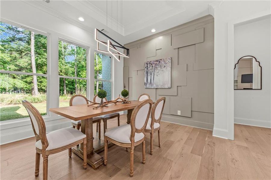 Furnished interior view inside a new home in , Greensboro (Image 36).
