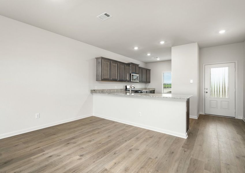 The kitchen of the Driftwood is chef-ready. The kitchen of the Driftwood is chef-ready.