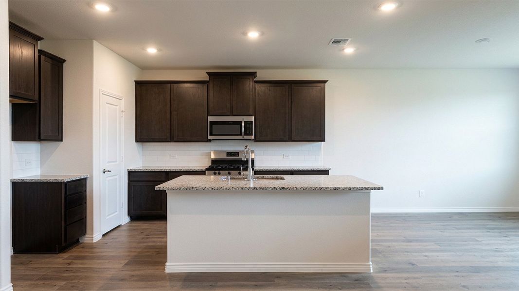 Furnished interior view inside a new home in Lakewood Trails, Forney (Image 5). Furnished interior view inside a new home in Lakewood Trails, Forney (Image 5).