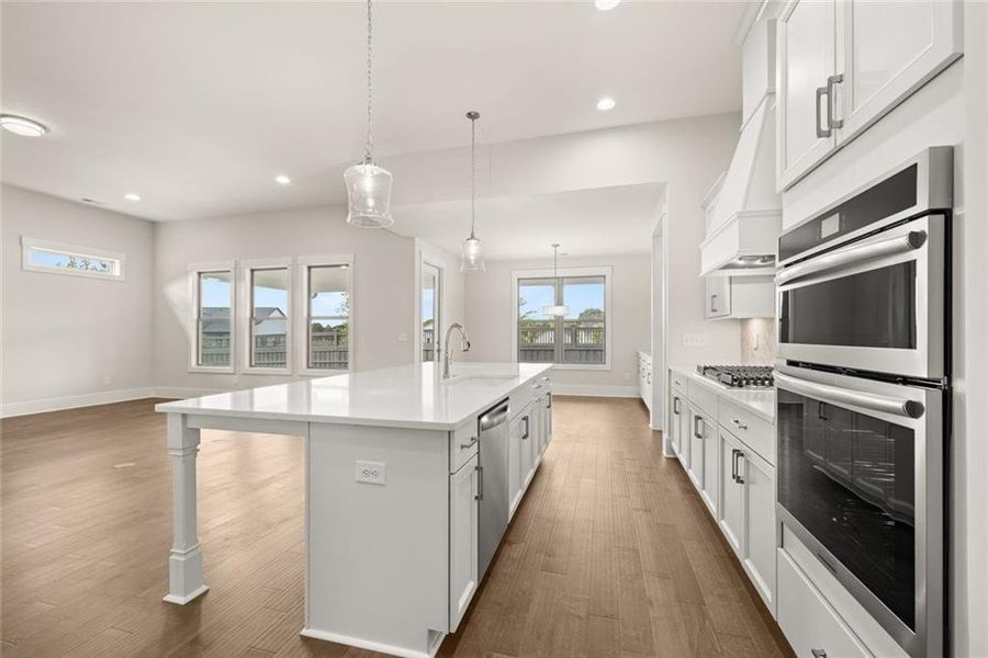 Furnished interior view inside a new home in Soleil Summit Chase, Snellville (Image 10).