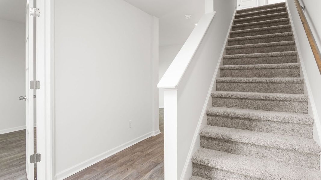 Representative unfurnished interior of a home built from the Kyle by D.R. Horton in Foxtail, Yadkinville (Image 11).