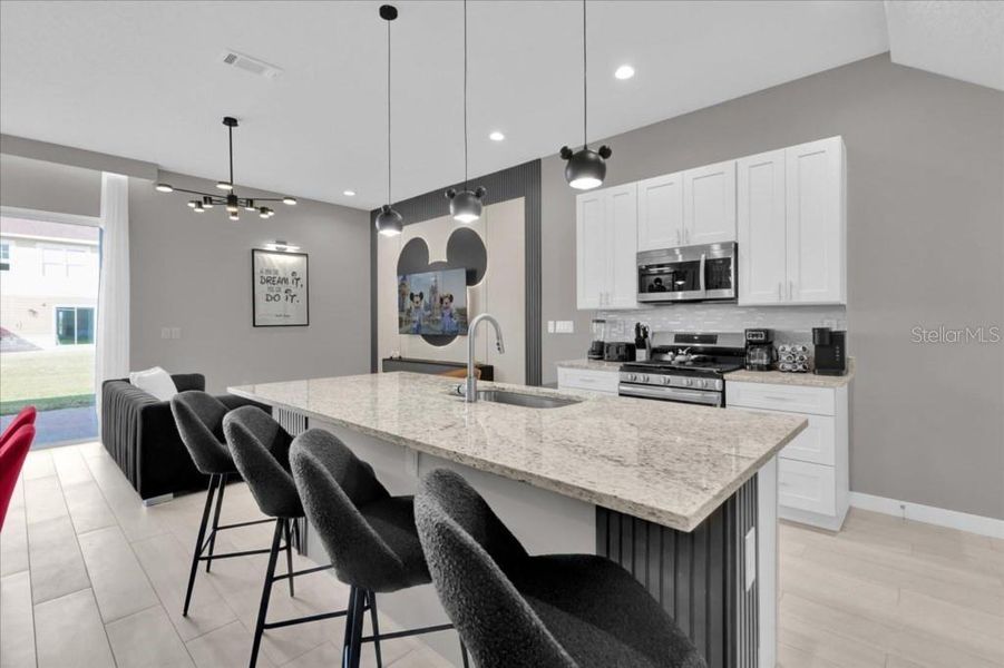 Furnished interior view inside a new home in , Kissimmee (Image 13).