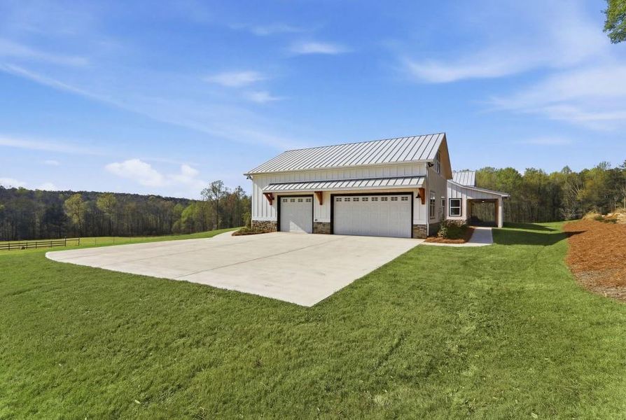 Front exterior of a new home in , Senoia, GA, highlighting curb appeal (Image 34).