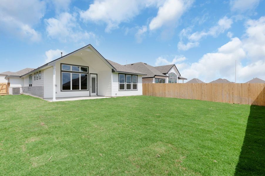 Exterior details and patio area of a home in Nolina, Georgetown (Image 2). Exterior details and patio area of a home in Nolina, Georgetown (Image 2).